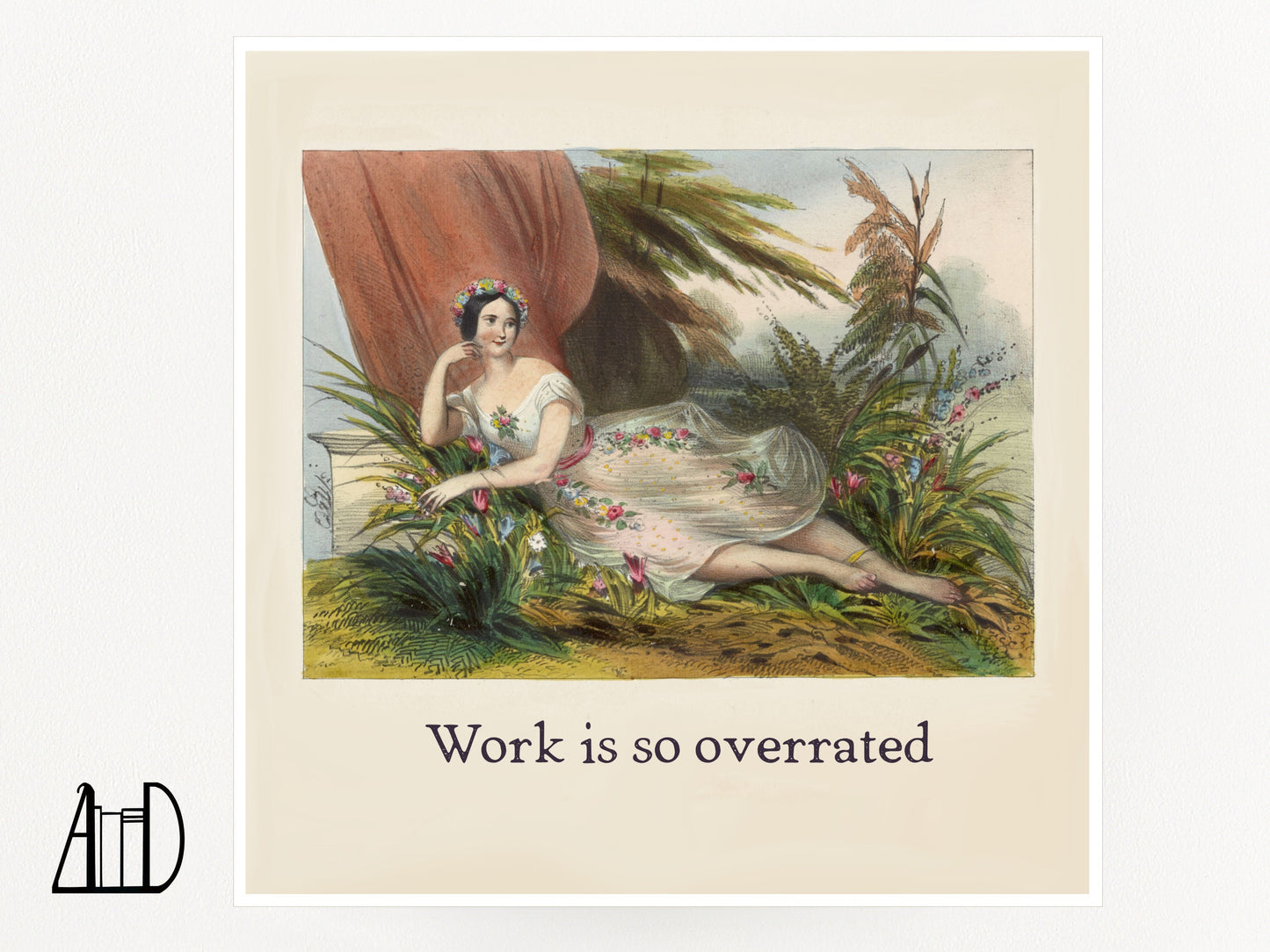 Office Humor Work Wall Art Print, Coworker Friend Gift, Funny Cubicle Job Office Sign Decor, Other Duties As Assigned, Vintage Acrobats