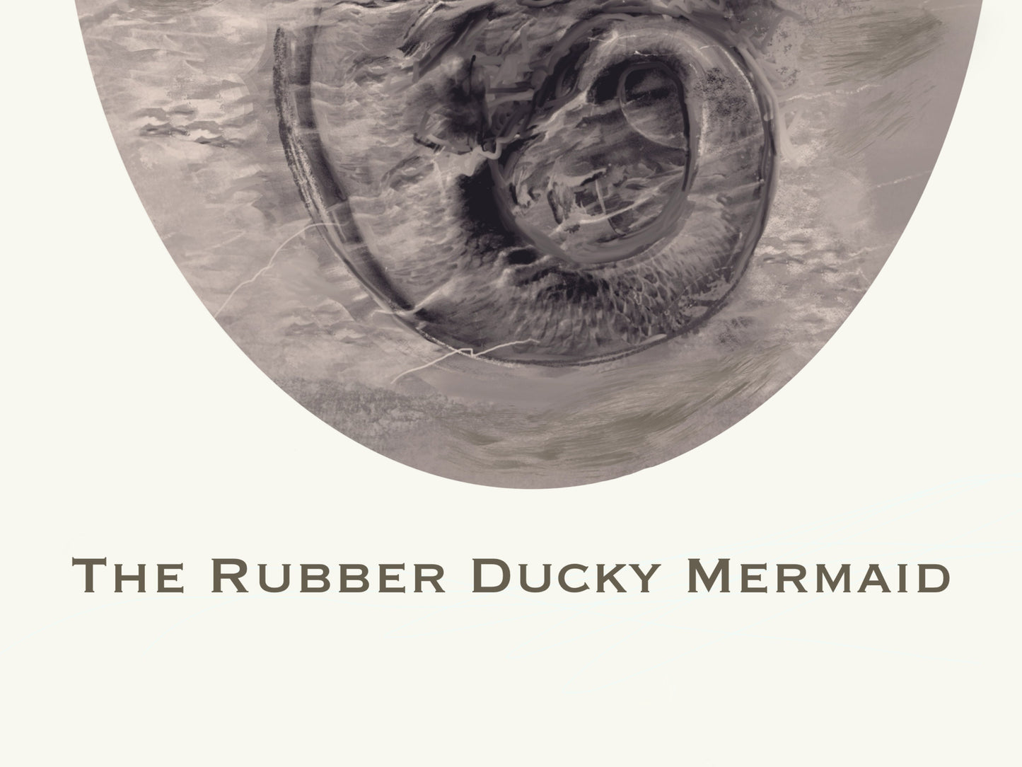 Mermaid Bathroom Rubber Ducky Quirky Art Print, Powder Room Bathing Siren Wall Decor, Rubber Duckie Wall Art Funny Mother's Day Gift