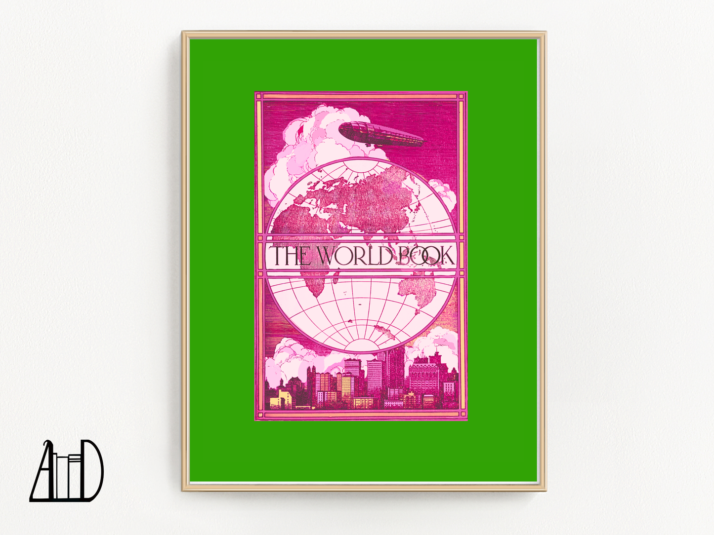 Globe Encyclopedia Wall Art