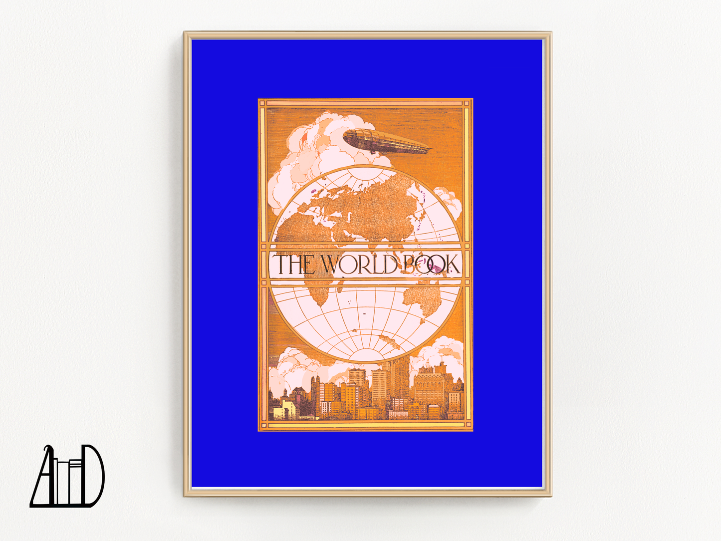 Globe Encyclopedia Wall Art