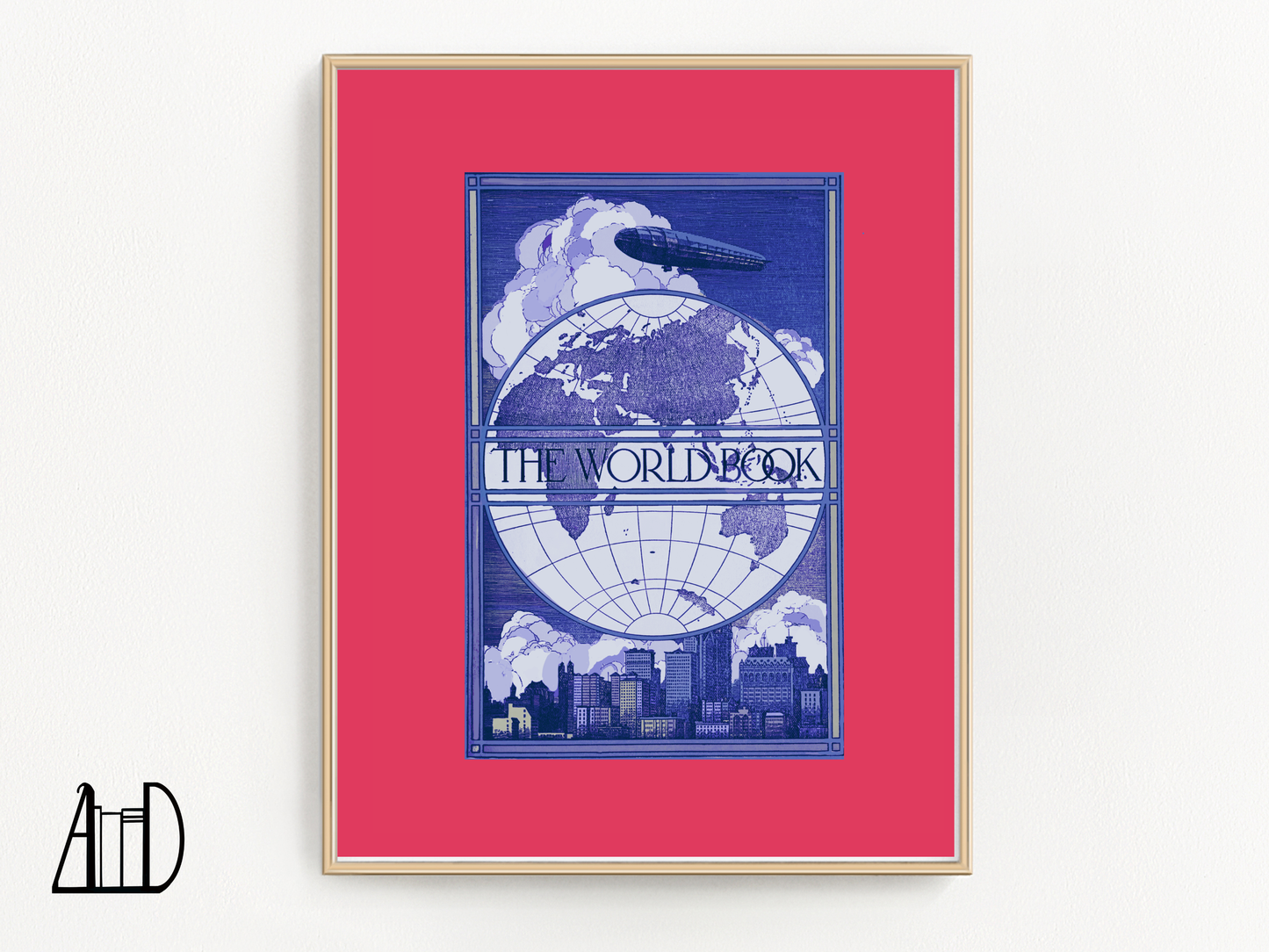 Globe Encyclopedia Wall Art