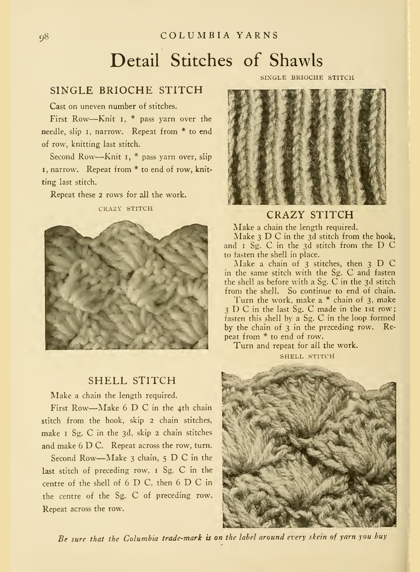 Vintage 1900s Knitting Crochet Pattern Book: Edwardian Victorian Handiwork (Digital Download)