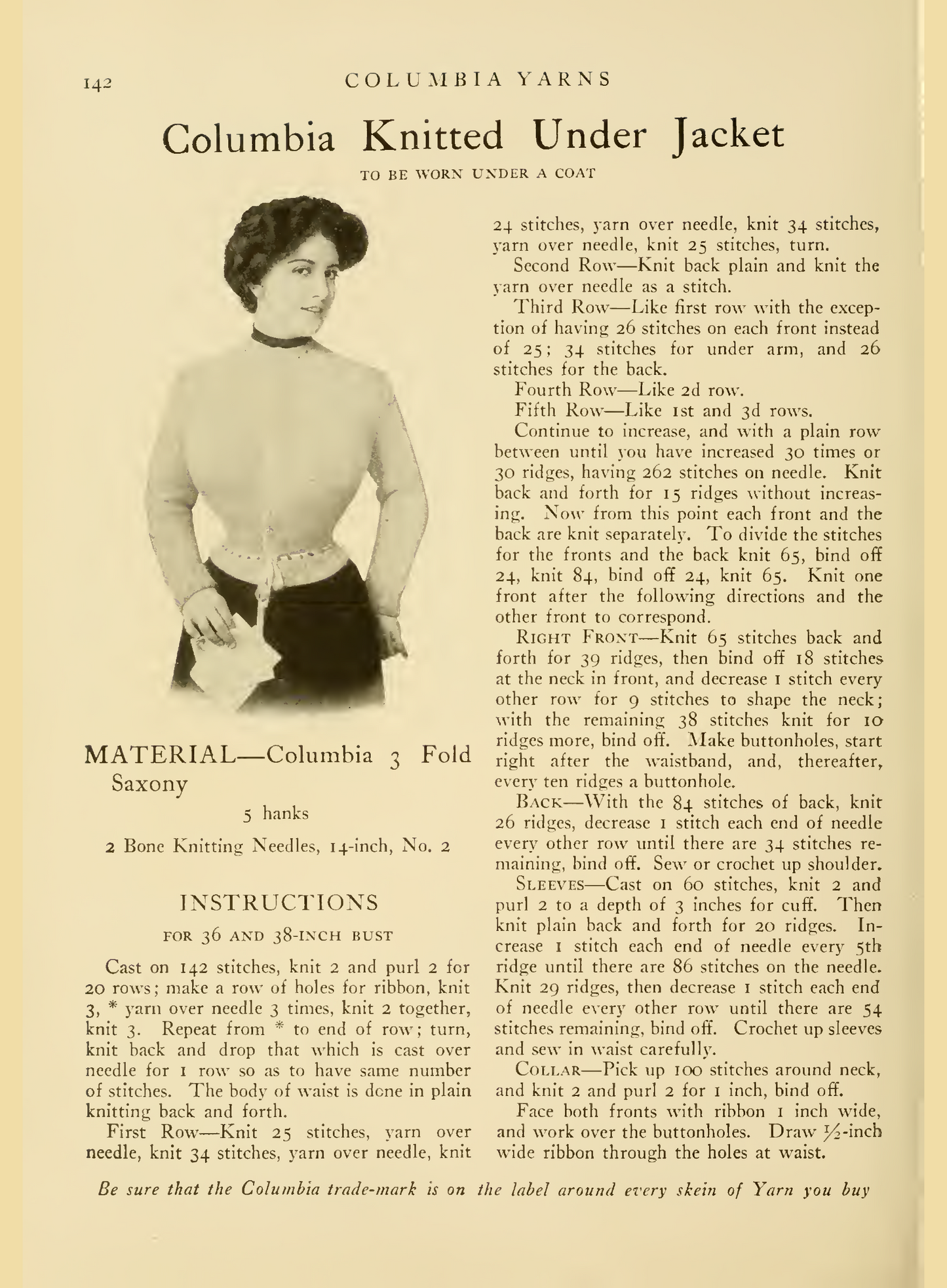 Vintage 1900s Knitting Crochet Pattern Book: Edwardian Victorian Handiwork (Digital Download)